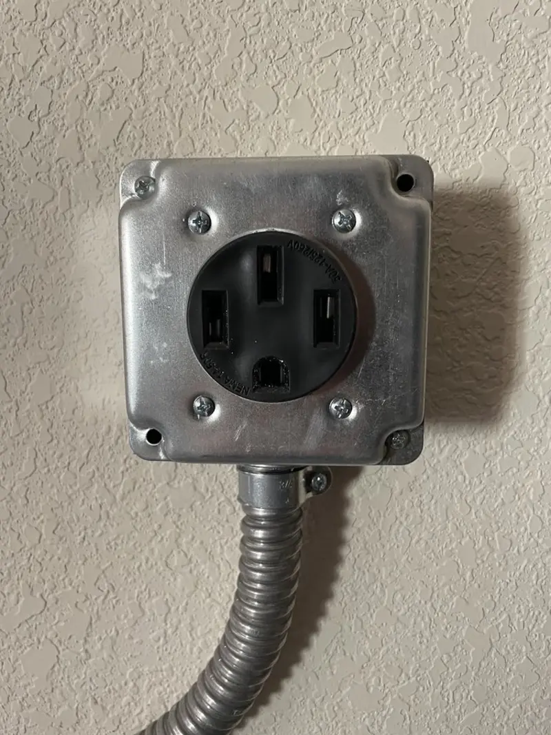 NEMA 14-50 outlet installed for Electrical Panel Upgrade in Altamonte Springs